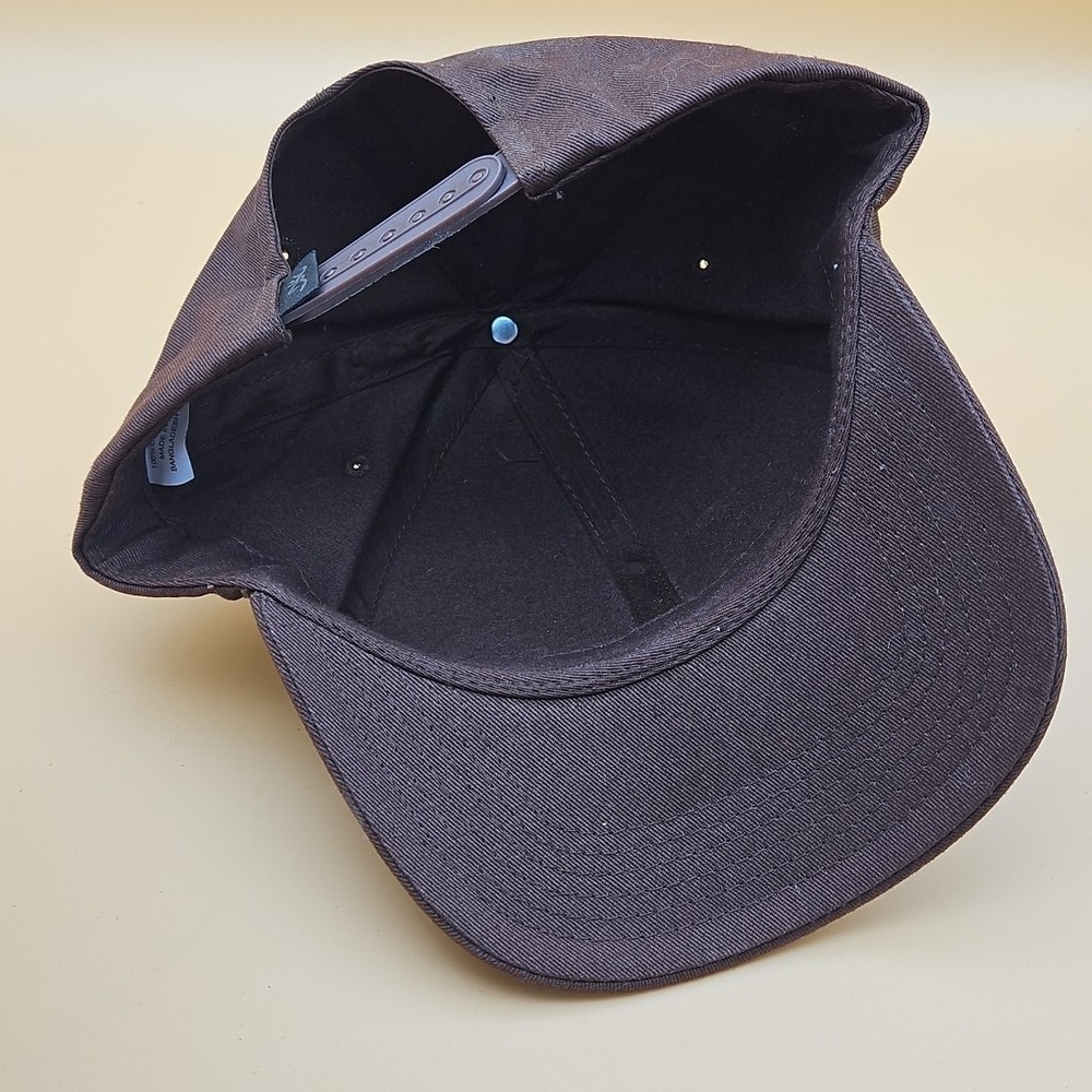 Browning Liberty Wax Hat Cap Brown Hunting American Flag Deer Snapback Orange - Picture 7 of 7